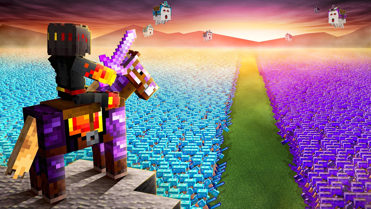 1000 VS 1000 Player Minecraft Civil War