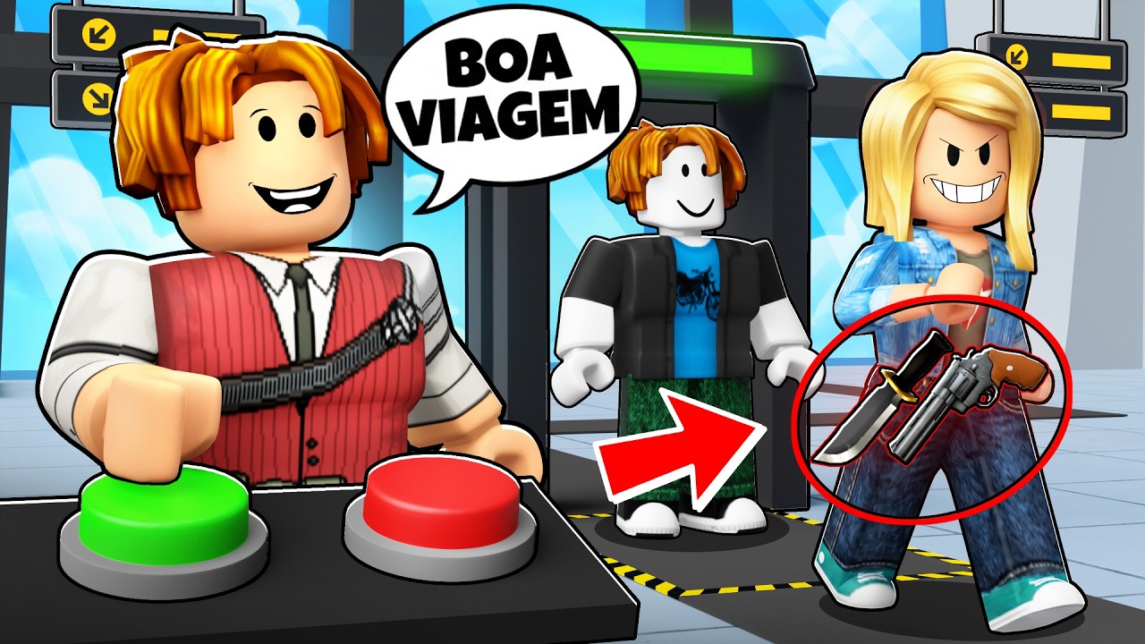 EU SOU O PIOR SEGURANÇA DO AEROPORTO!!! (Jogo Completo)
