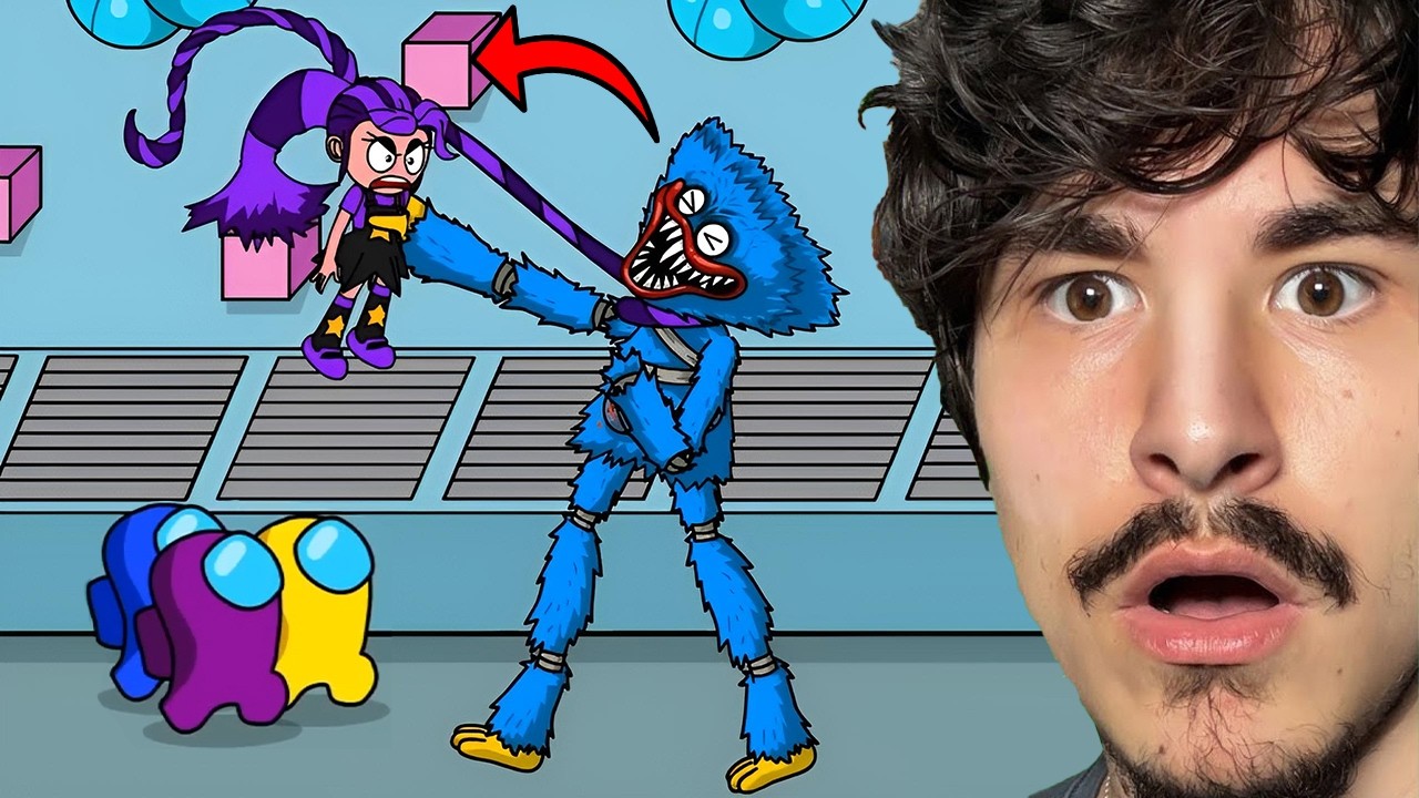 Among Us Ekibi VS Poppy Playtime!