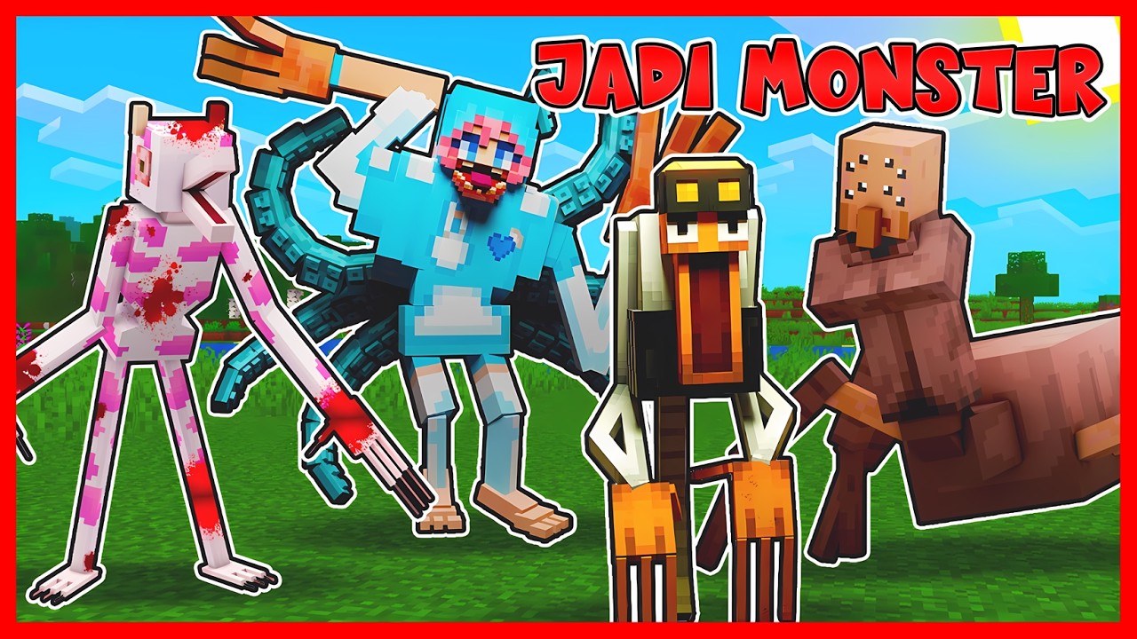 ATUN & MOMON MERUBAH SEMUA ORANG MENJADI MONSTER MENGERIKAN !! Feat @sapipurba Minecraft