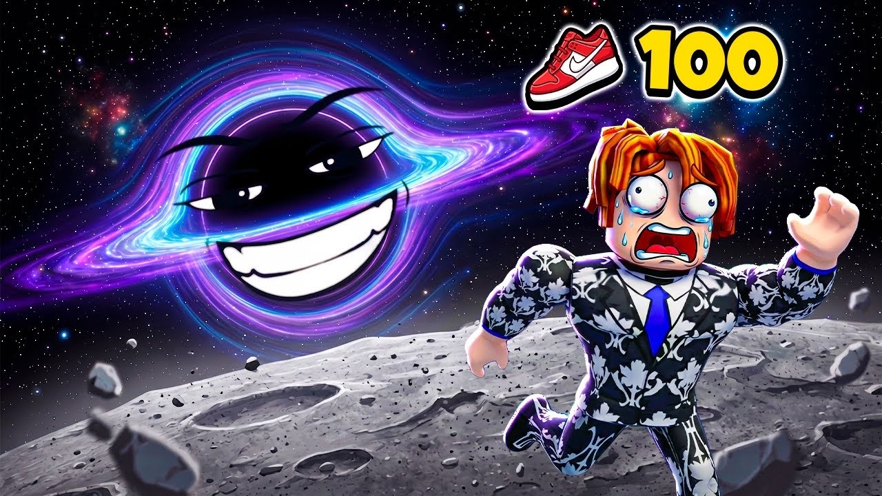 TENTE SOBREVIVER NO PARKOUR DA LUA NO ROBLOX
