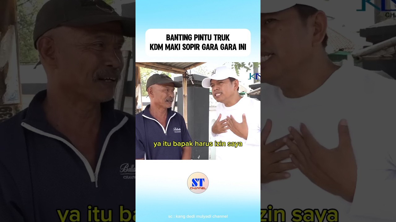 BANTING PINTU | KDM TEGUR SOPIR TRUK