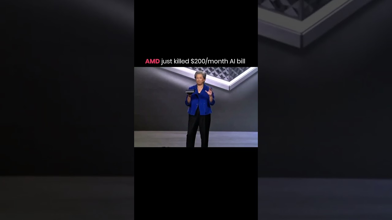 AMD's new AI PC #amd #lisasu #gpu