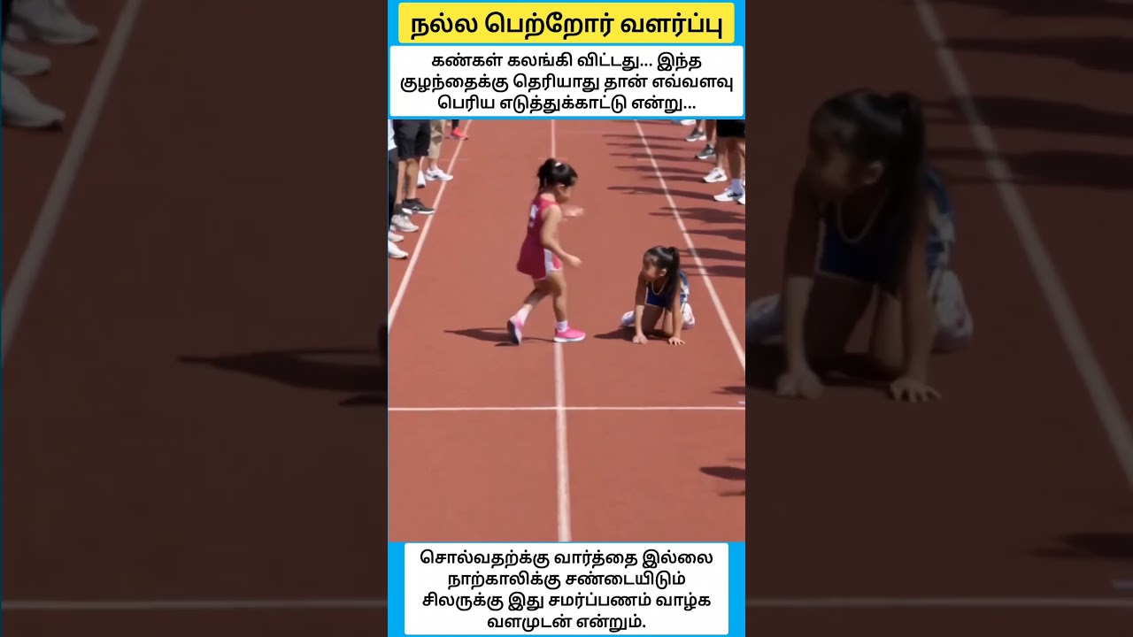 வெற்றியை விட மனிதத்துவம் பெரியது என்பதை இந்த இரண்டு சிறுமிகள் நிரூபித்துவிட்டார்கள் #shorts