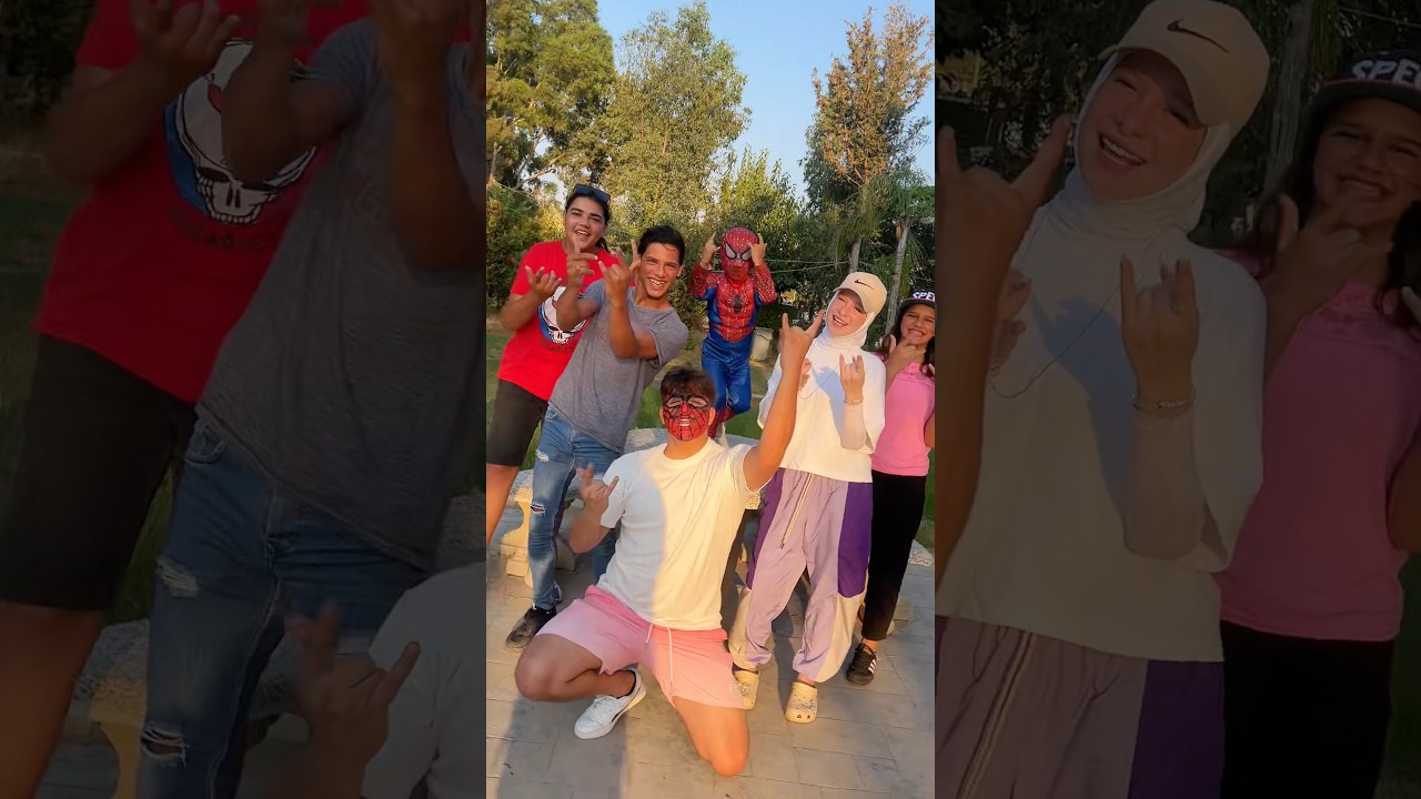 العيلة كلها عم ترقص رقصة سبيدر مان:🤣