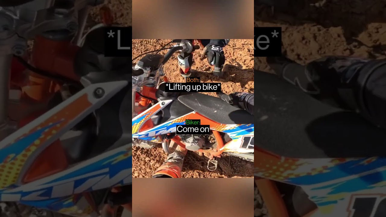 Biker Steps In To Help A Young Rider…