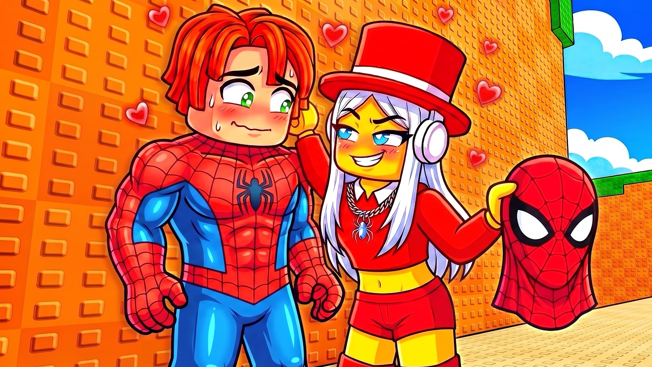 My First Day as SPIDERMAN In Kick A Lucky Block!