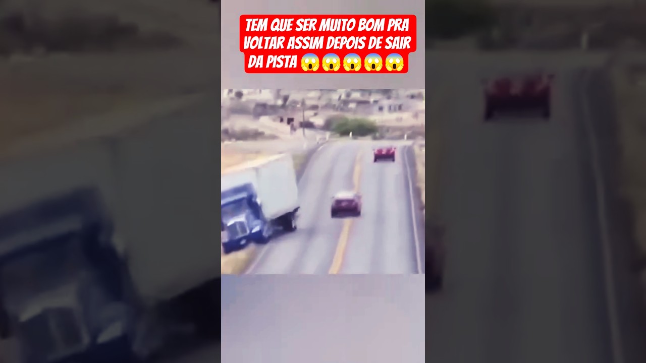 motorista muito bom por sinal e atento no trânsito evitou colisão. #caminhão #caminhoneiro