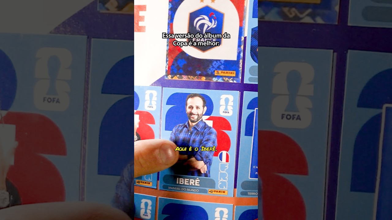É assim a seleção da França no álbum da copa?