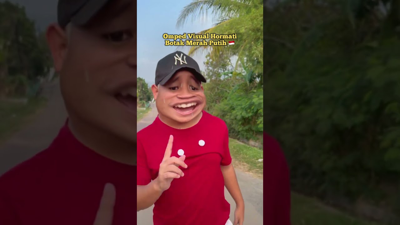kok bisa ya botak warna merah putih omped visual jadi di hormati #ompedvisual #ompedbotakwarna