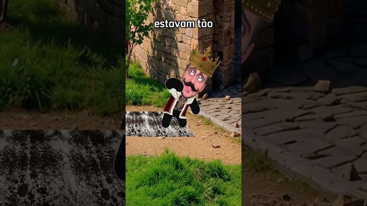 Rei pisou no espinho 😨