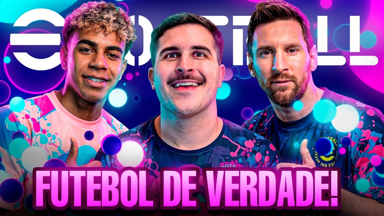 EU TO AMANDO JOGAR EFOOTBALL 27!! ISSO É FUTEBOL DE VERDADE!