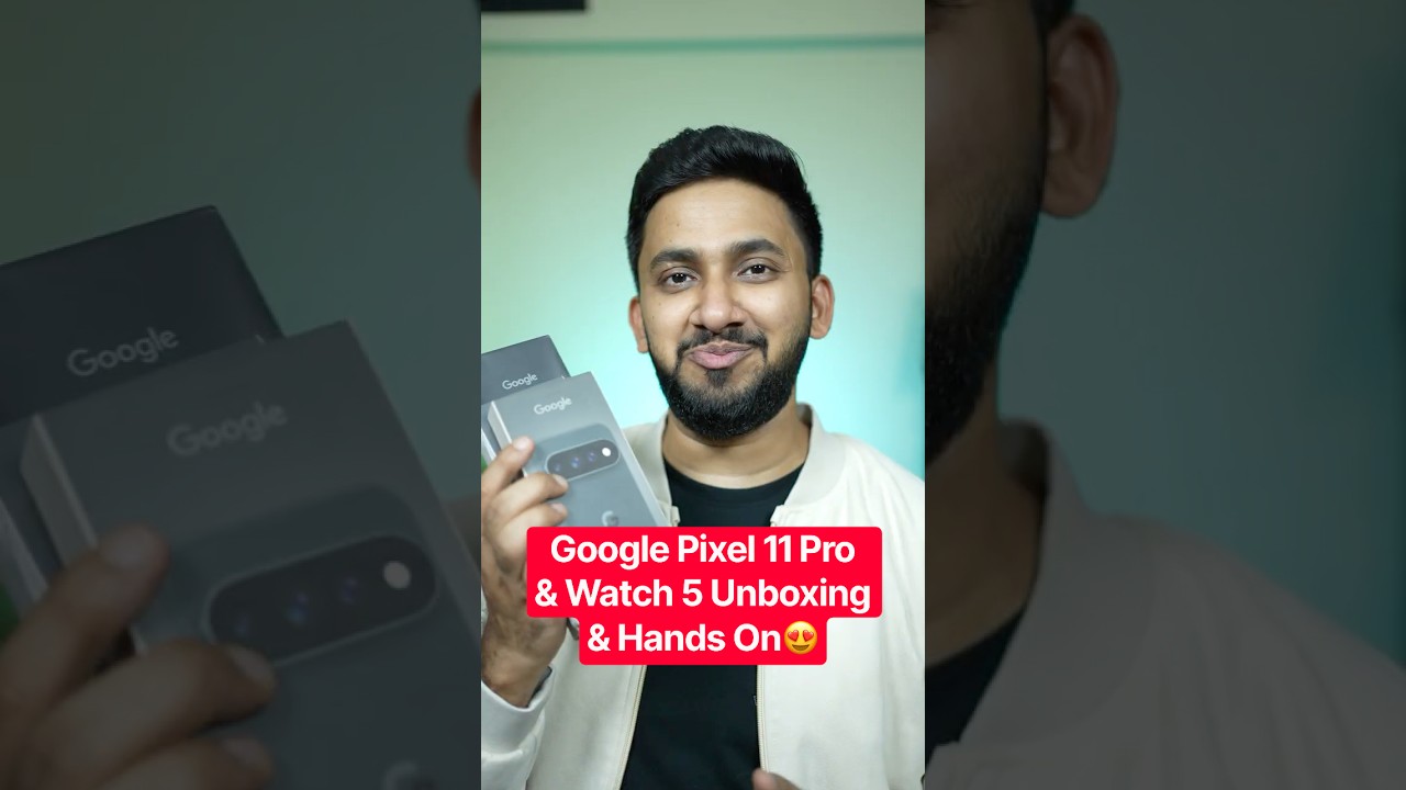 Google anupuna 3 Products🤩 Google Pixel 11 Pro & Pixel Watch 5 Unboxing & Hands On🔥