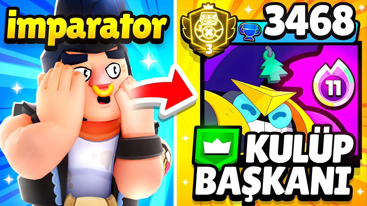 DÜNYA KULÜP BAŞKANLARININ PRESTİJİNE DÖNÜŞÜYORUM! 😮 | Brawl Stars