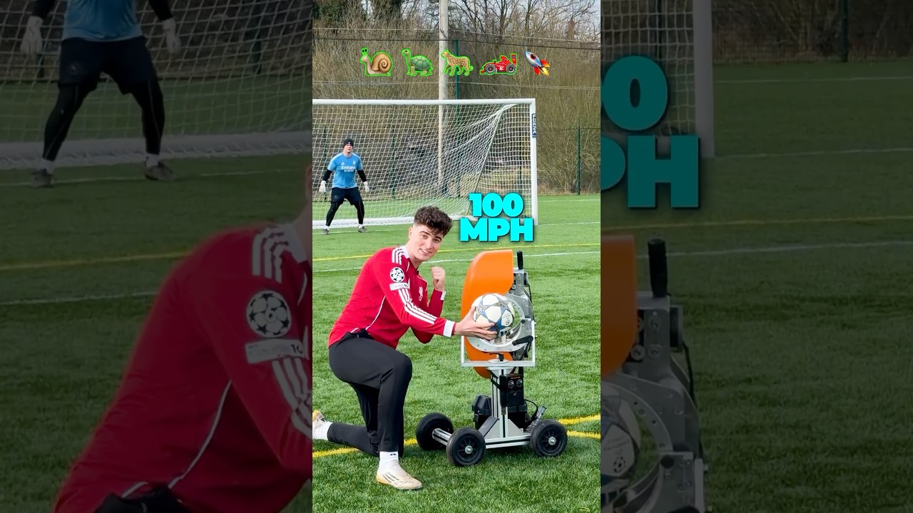 Goalkeeper vs 100MPH Top Corner 🚀