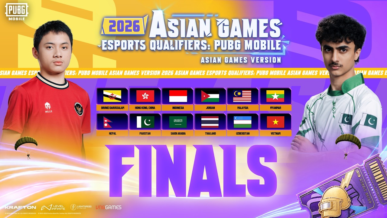 [URDU] 2026 ASIAN GAMES ESPORTS QUALIFIERS: PUBG MOBILE ASIAN GAMES VERSION | FINALS