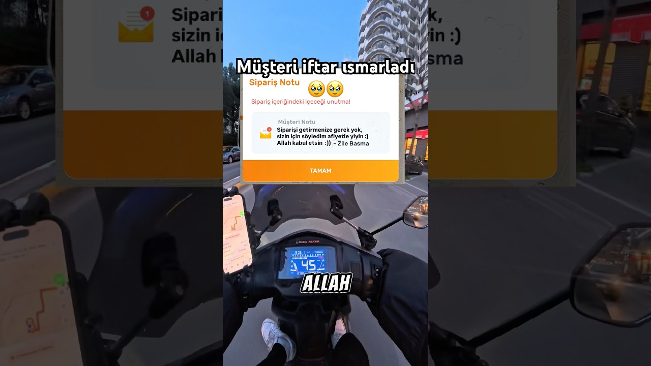 Müşteri iftar ısmarladı 🥹😂 #shorts #keşfet #motovlog #tiktok #reels #kurye #viral #fyp #ramadan