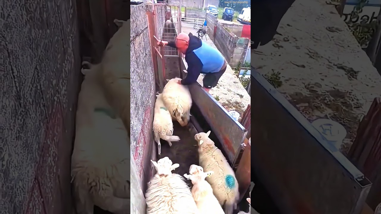 كان بيوقف خرفان ويعدي خرفان… والسبب هيصدمك! 😱🐑