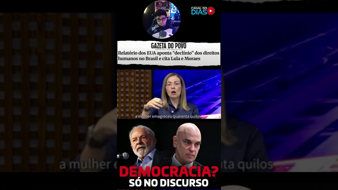 🛑 DEMOCRACIA? SÓ NO DISCURSO! #política #noticias #stf #brasil