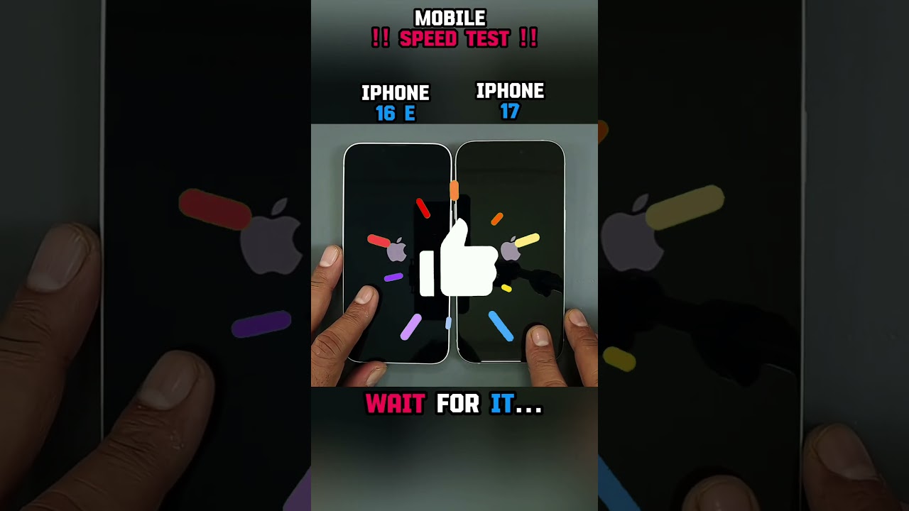🚀⚡ IPHONE 17E VS IPHONE 17 SPEED TEST!!