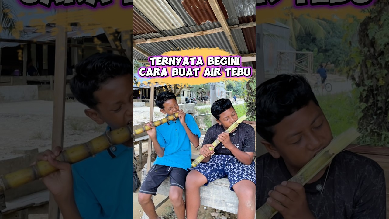 Ternyata begini cara buat air tebu #sketsakomedi #videolucu #wakmi #lucu #tebu #funny #comedy