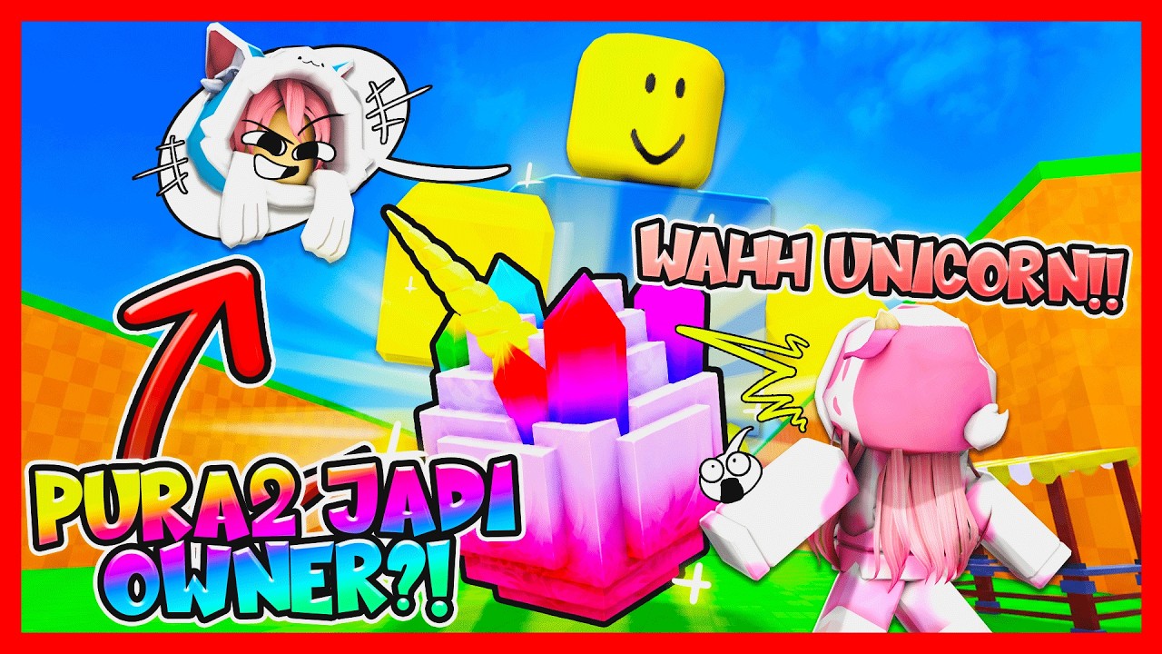 ATUN PRANK MOMON DENGAN MENJADI OWNER STEAL AN EGG !! Feat @sapipurba Roblox