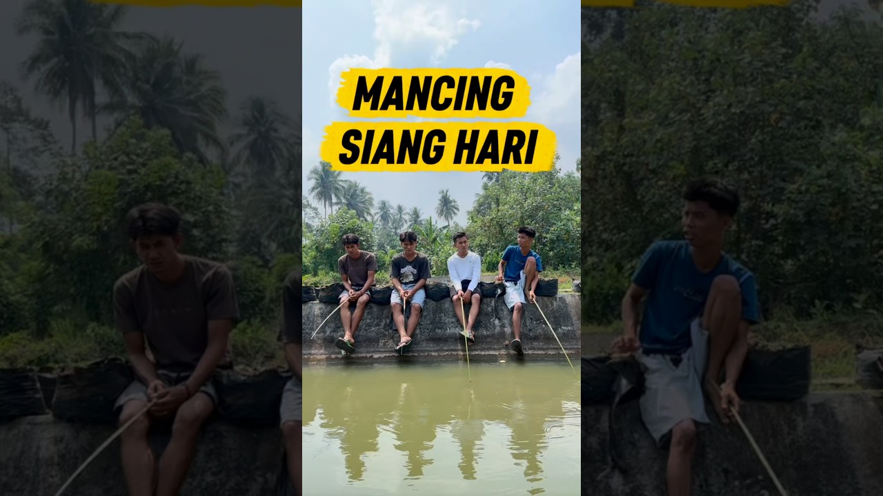 Kalian kalo mancing di siang hari susah gak si dapetnya #comedy #viral #shorts #wakotu