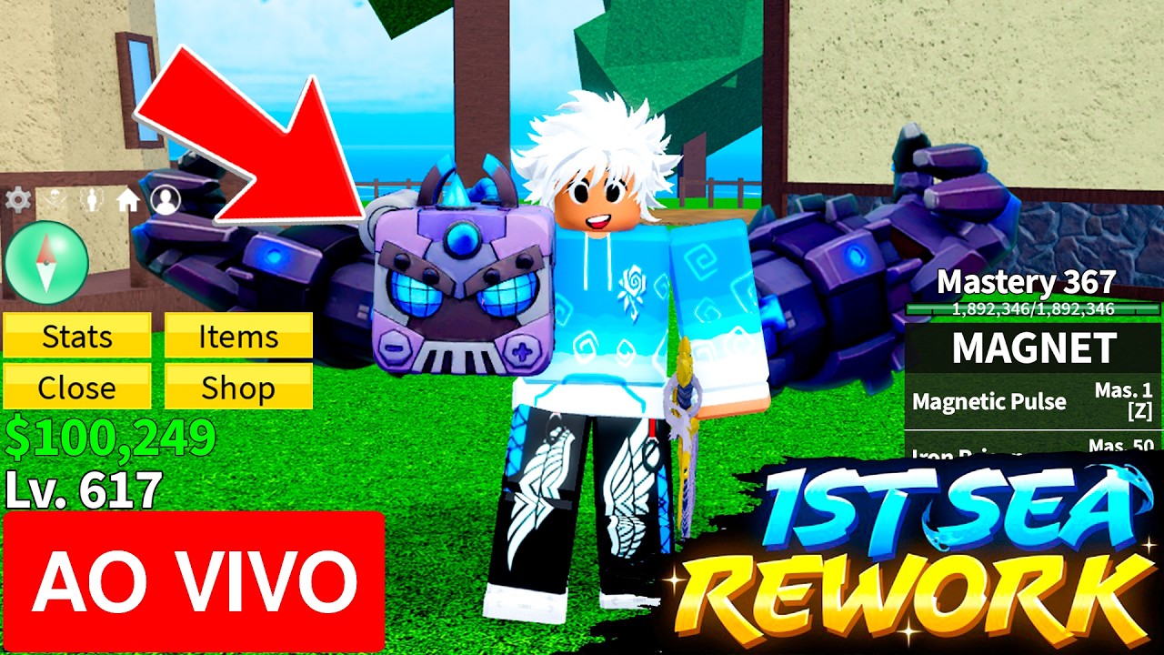 🧲CHEGOU A NOVA ATUALIZAÇÃO DA MAGNET NO BLOX FRUITS!