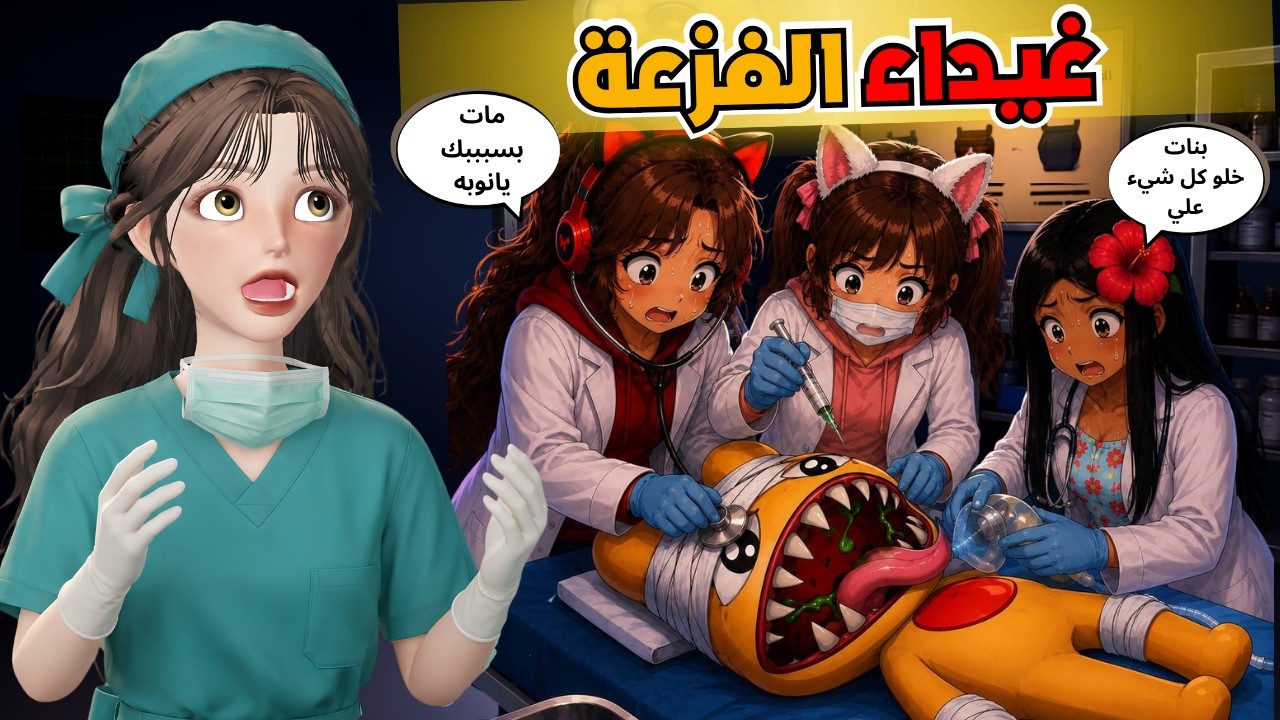 غيداء النوبة 😱👩🏻‍⚕️ في مستشفى  الحيوانات المسكونة 😰🏥 روبلوكس ‼️ Roblox Animal Hospital 