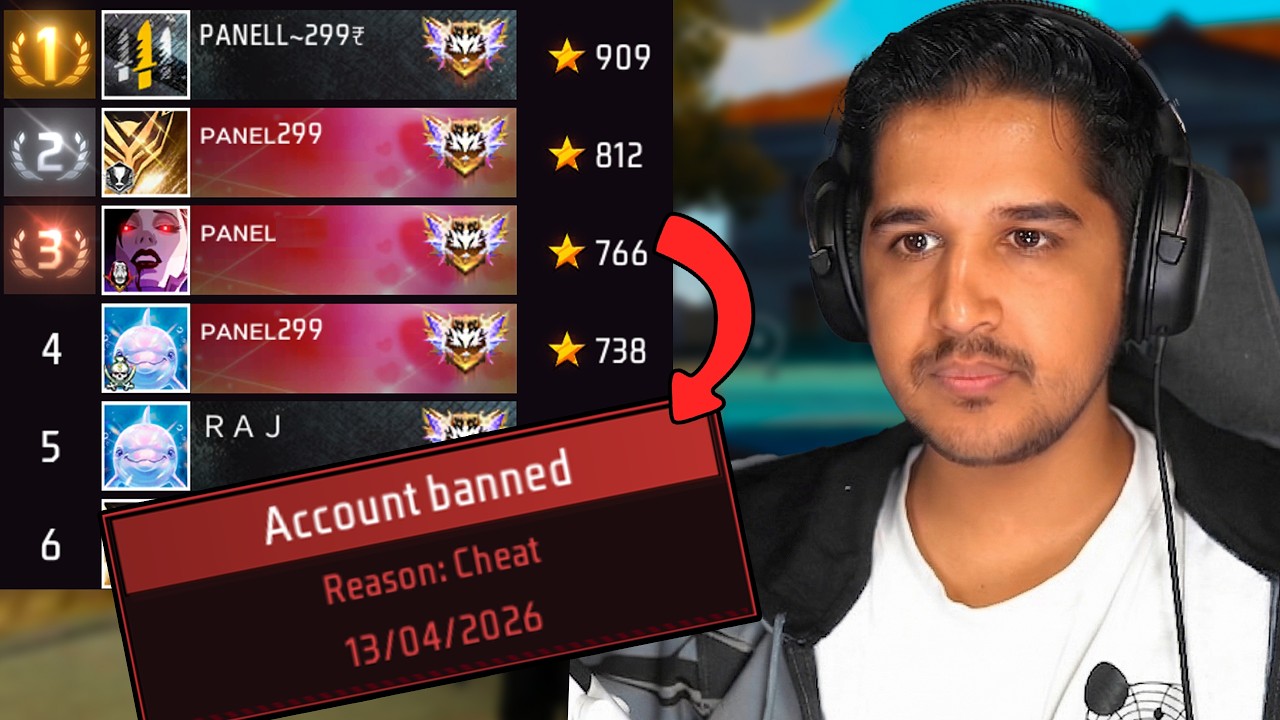 DEAR FREE FIRE PLEASE BAN HACKERS