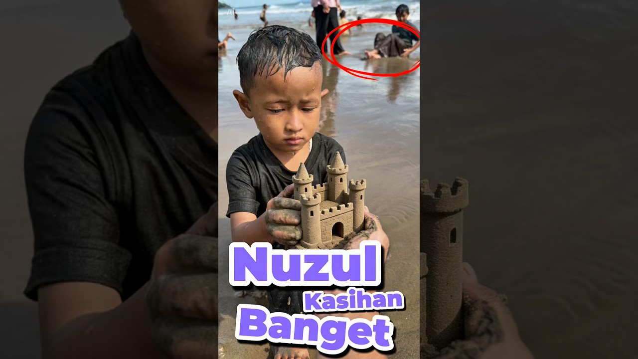 Nuzul kasihan banget guyss #anakdesa #minivlog #comedy #pasir #mainan