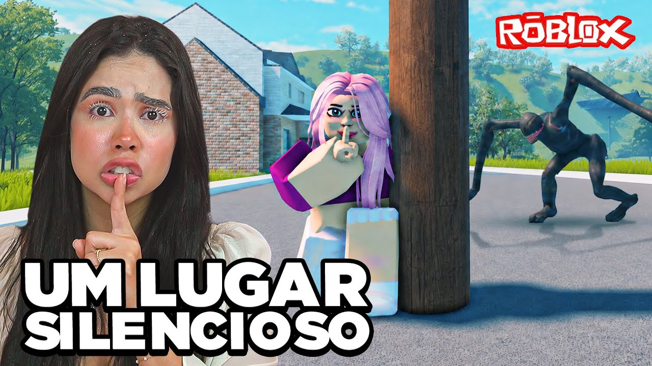 A MISSÃO É FICAR EM SILÊNCIO NESSE JOGO DO ROBLOX * não calei a boca
