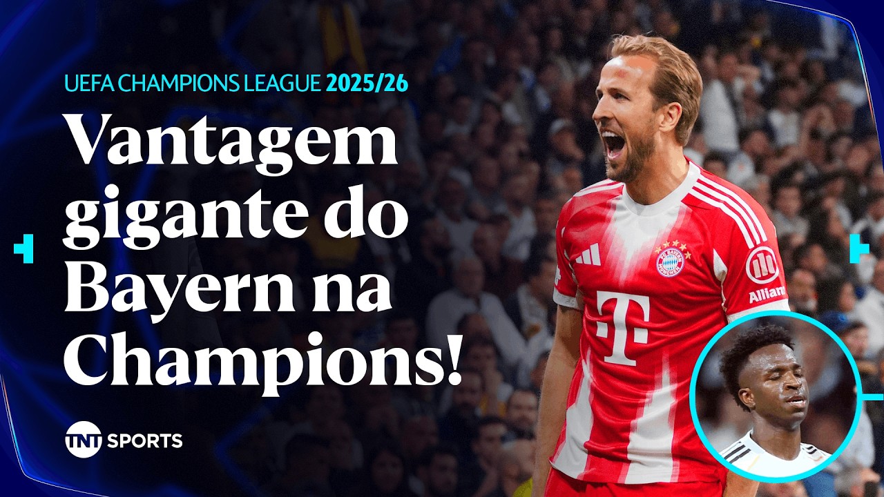 BAYERN VENCE O REAL NO BERNABÉU PELA IDA DAS QUARTAS; ARSENAL VENCE O SPORTING | MELHOR DA LIGA