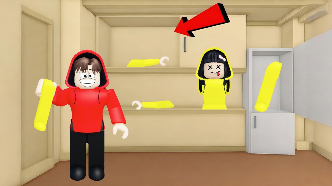 Yuta, Mio Dan Baby Celine Harus Sembunyikan Badan Di Tempat Rahasia || ROBLOX