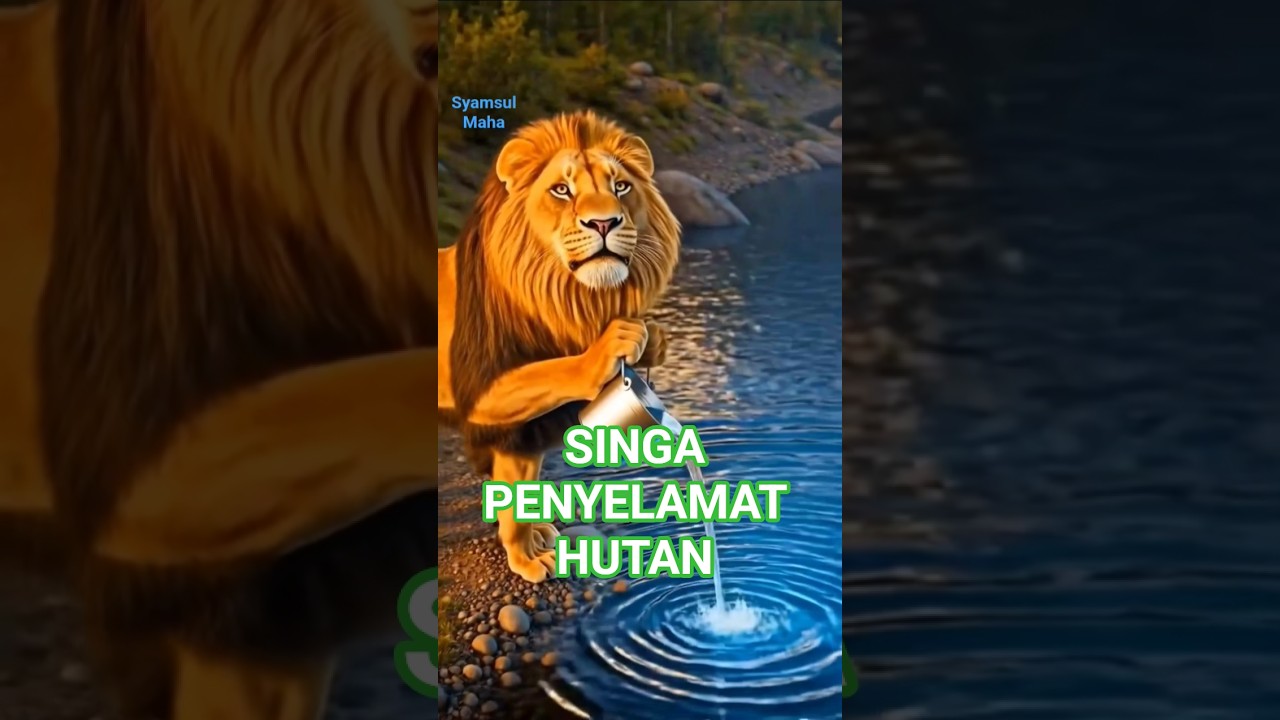 Cairan hitam mengenai pohon mangga lalu datang harimau memetik mangga