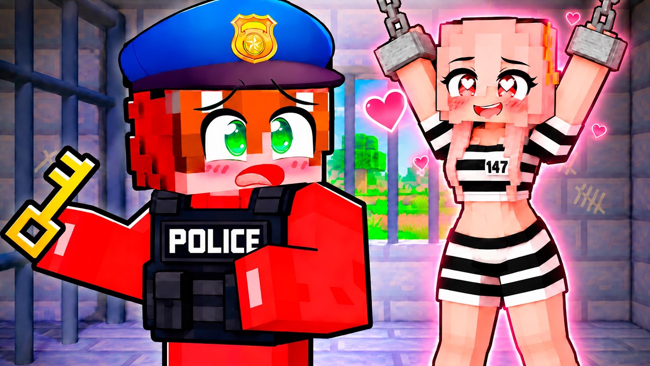 Una CHICA PRISIONERA se ENAMORÓ de Mi en Minecraft!