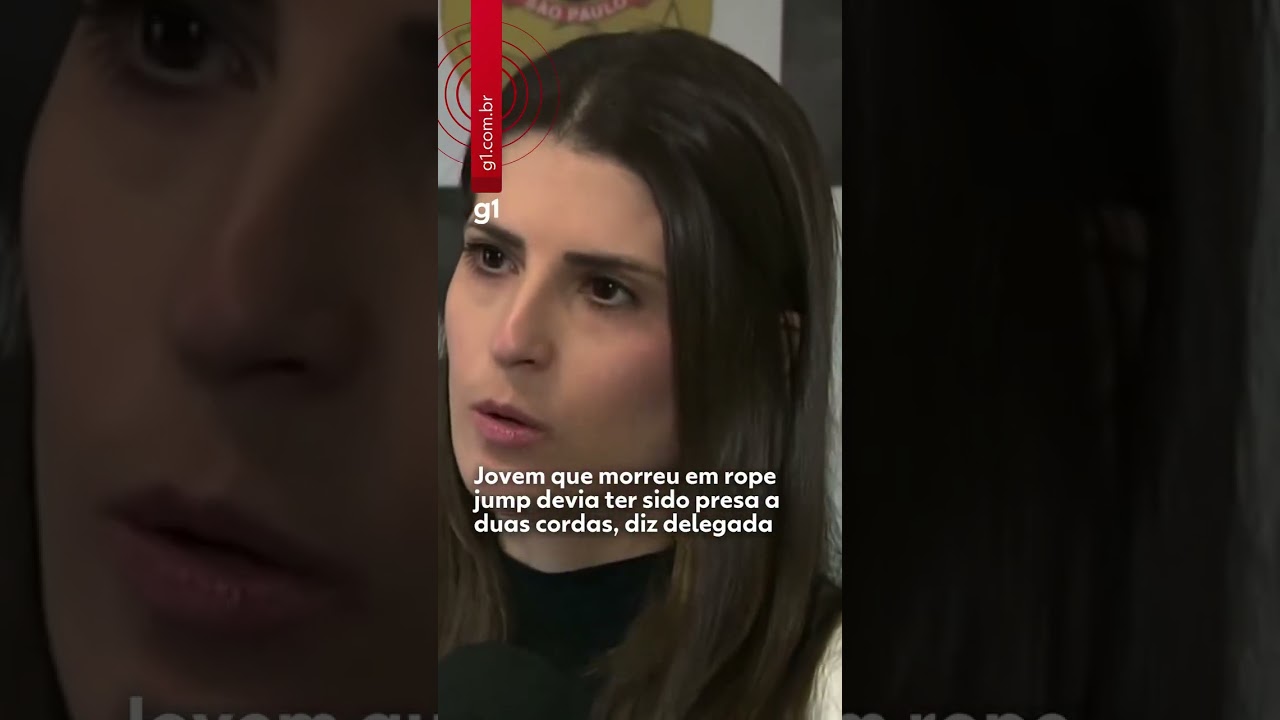 Jovem que morreu em rope jump devia ter sido presa a duas cordas, diz delegada