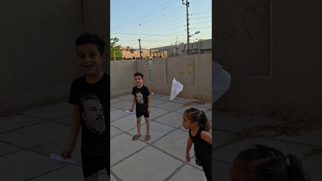 اصغر طيارة 😂😂😂 لولو #فقور وحيدور وحسن