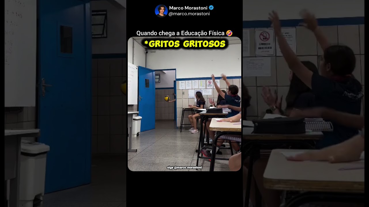 Matéria favorita é educação física🤣#motivação #inspiração #felicidade #divertido #escola #professor