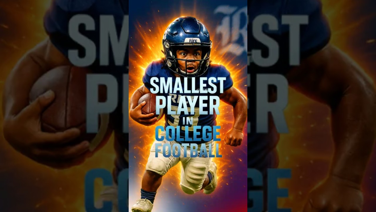 Meet The Smallest Player In College Football #football #shorts - Published by The Corner Convo Podcast Page
