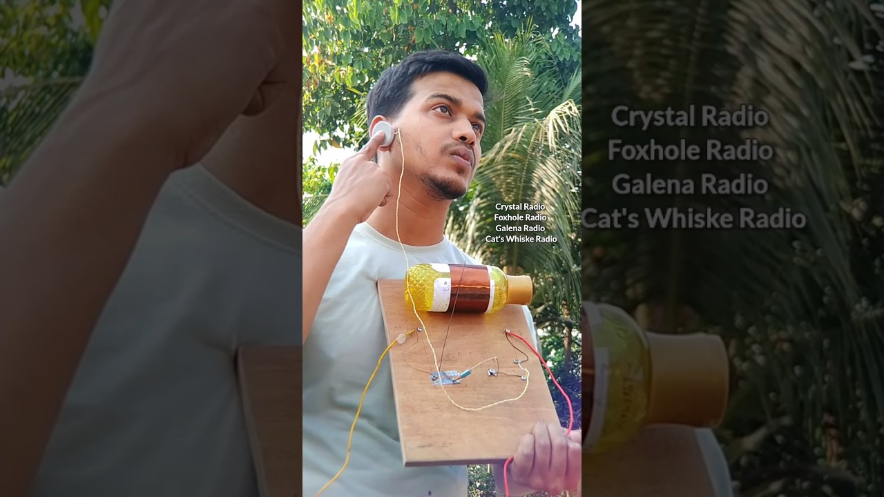 Cristal Radio.... Foxhole. Home made #diy                                              #diyprojects