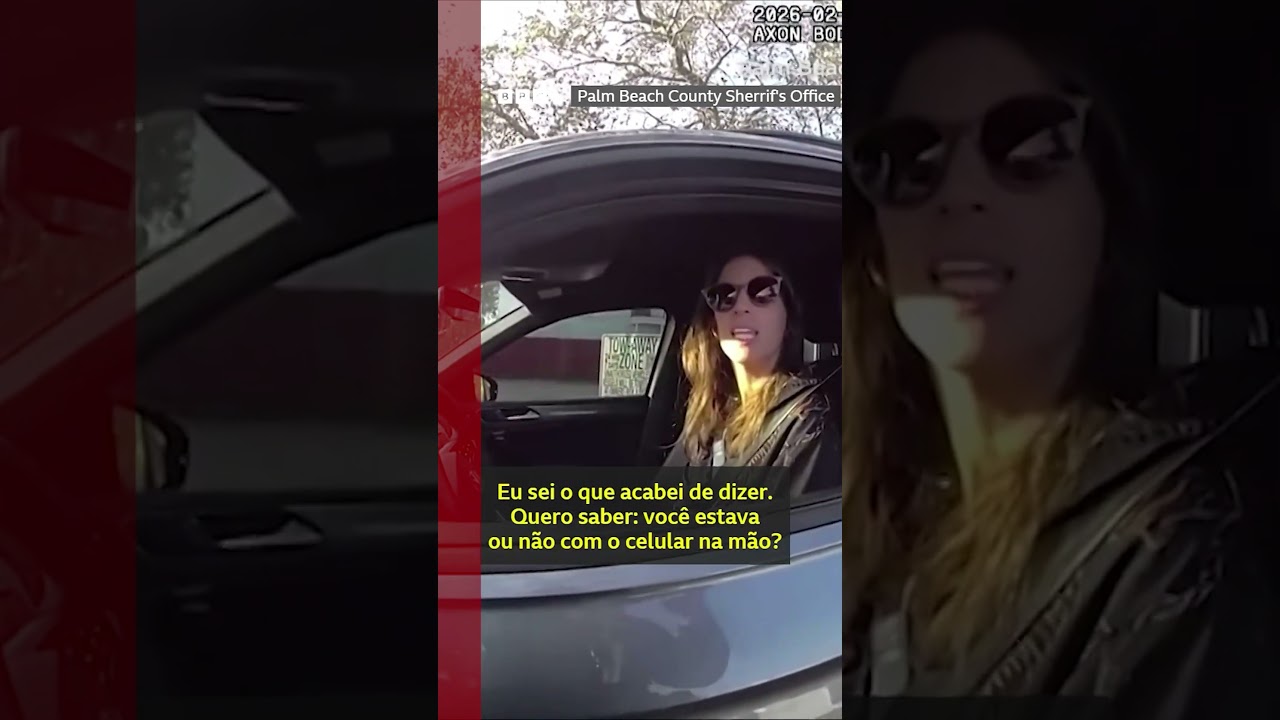 "Você usou o celular com a mão direita", diz policial a motorista sem mão direita 🚘👮📱