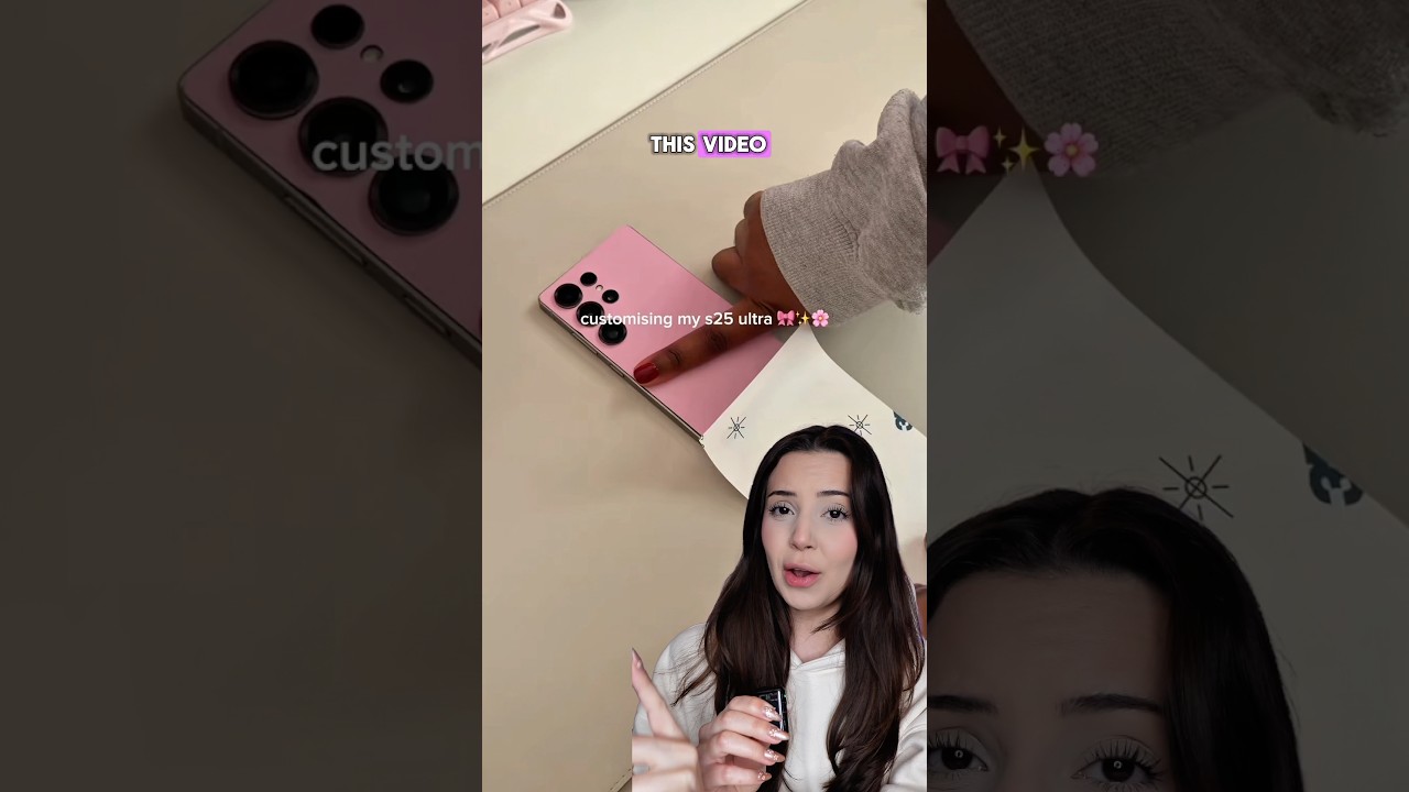 Making my galaxy S26 ultra PINK! #s26ultra #pinkphone #android