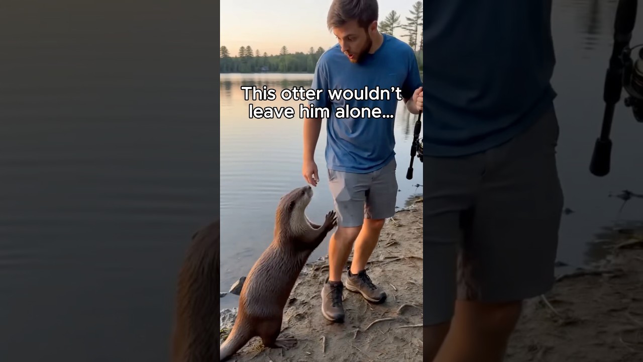 This Otter Wanted Him to Follow Her…