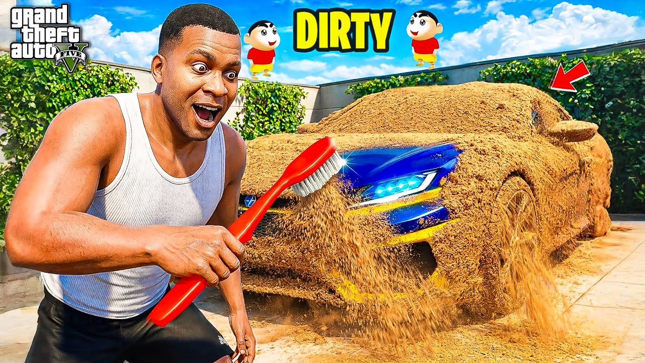 1000 Years Old Car Found by Franklin 😱 Cleaning It Changed Everything! (GTA 5 Telugu)