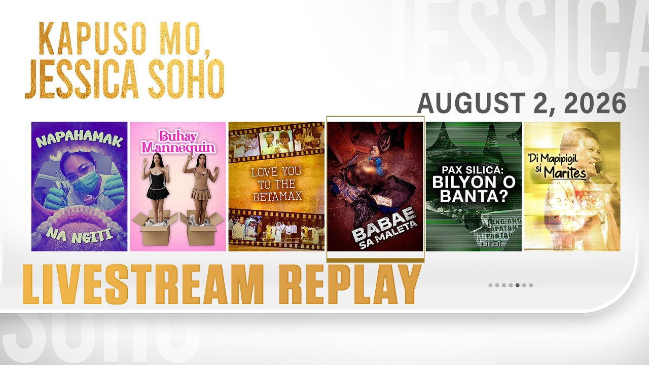 KMJS livestream August 2, 2026 Episode - Replay | Kapuso Mo, Jessica Soho