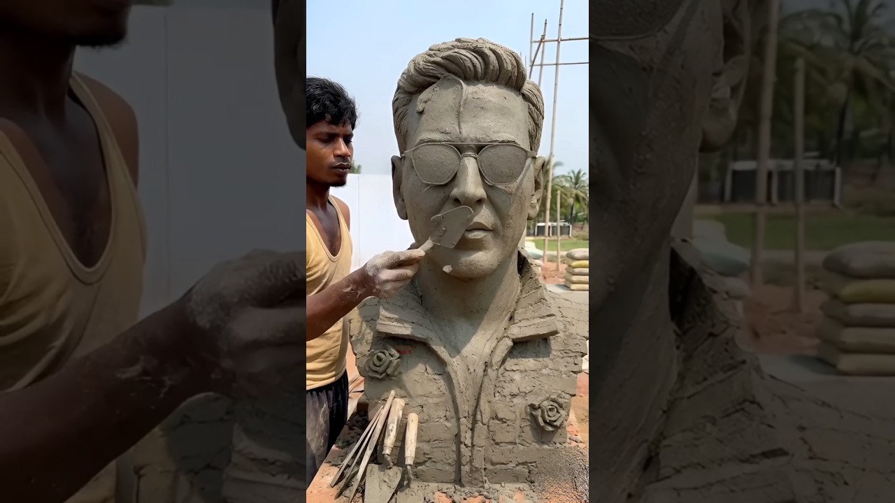Akshay Kumar Amazing Ai Stone Art, Wood Art, #akshaykumar #viral #bollywoodactor #art