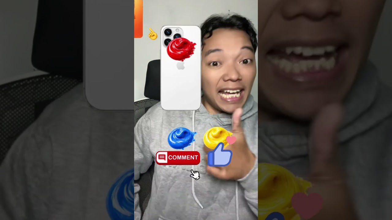 Komen kalau kalian tau campurin warna oren di iphone 17 #shorts #fajarjroo