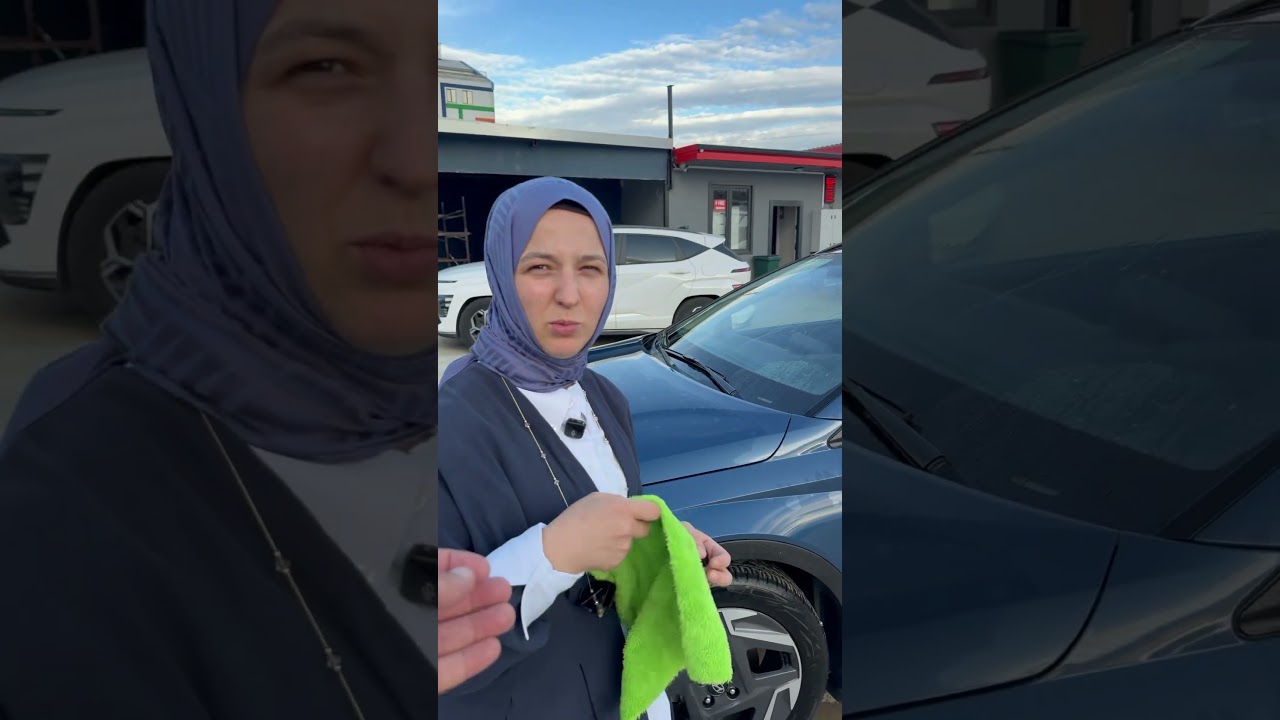 Araba sürmeyi öğrettim☺️Artık yıkaması da eşimden yakıtı da 😅😅#esnafeko