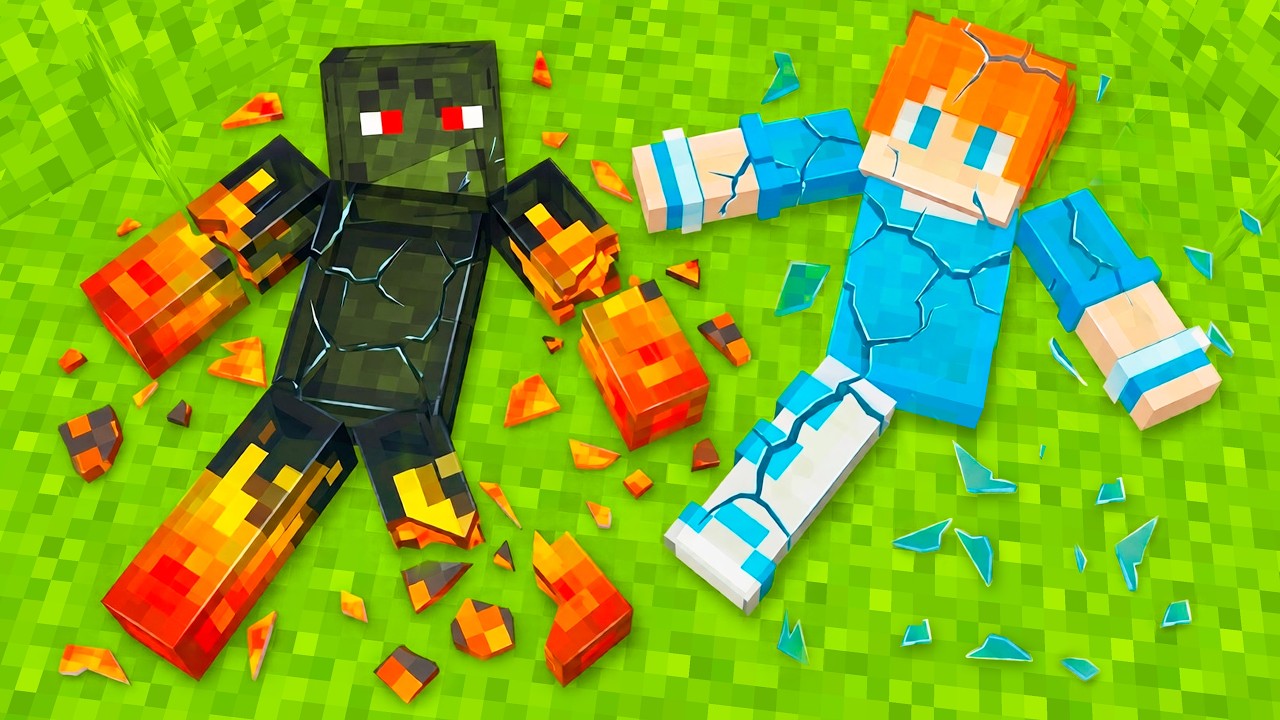 PERDI AS PARTES DO CORPO DE VIDRO no Minecraft!